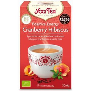 Yogi Tea Positive Energy Cranberry Hibiscus