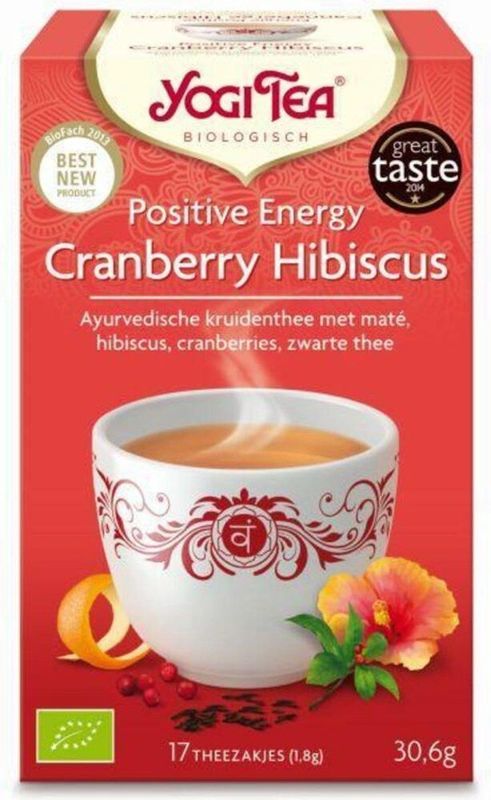 Yogi Tea - Positive Energy - Vruchtenthee - Cranberry Hibiscus