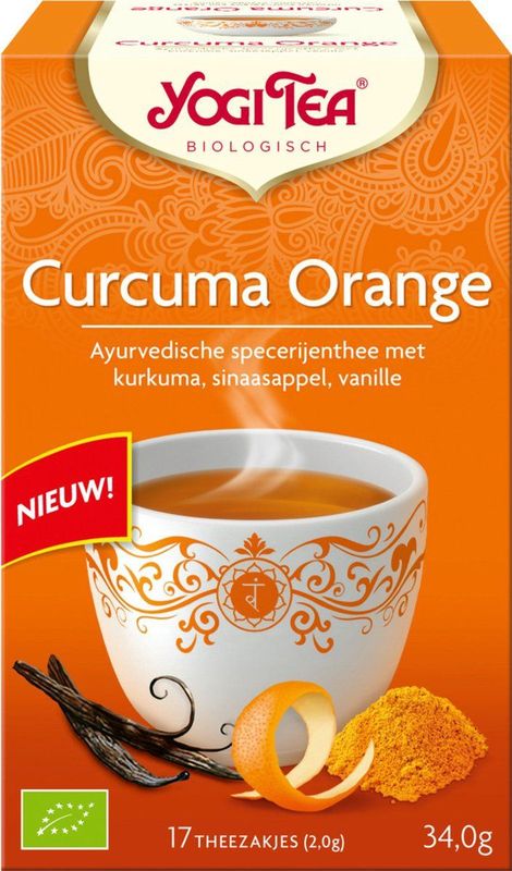 Yogi Tea Curcuma / Turmeric Orange Bio pakje
