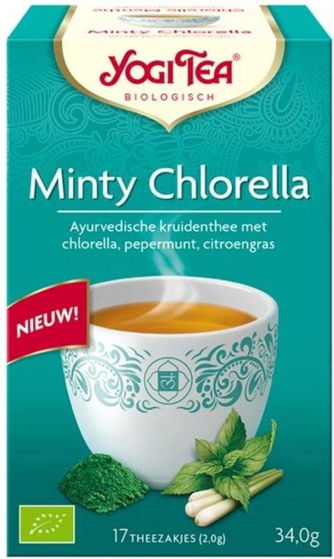 Yogi Tea - Minty Chlorella - Kruidenthee - 17 Zakjes