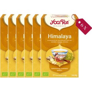 6x Yogi tea Himalaya Biologisch 17 stuks