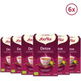 Yogi Tea Detox - Biologische Thee - 6x17 Stuks - 102 Theezakjes - Kruidenthee - Ayurveda - NL-BIO-01