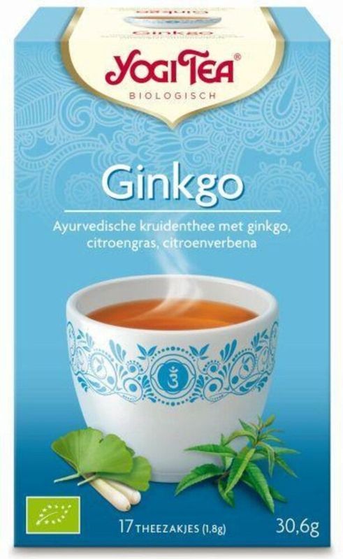 6x Yogi tea Ginkgo Biologisch 17 stuks