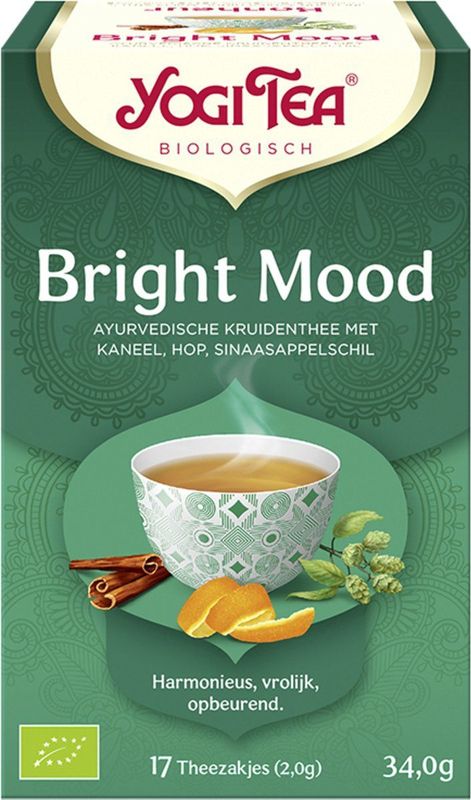 Yogi Tea - Bright Mood - Kruidenthee - Biologisch - 17 Stuks