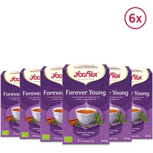 Yogi Tea Forever Young - Biologische Thee - 6x17 Stuks - 102 Theezakjes - NL-BIO-01