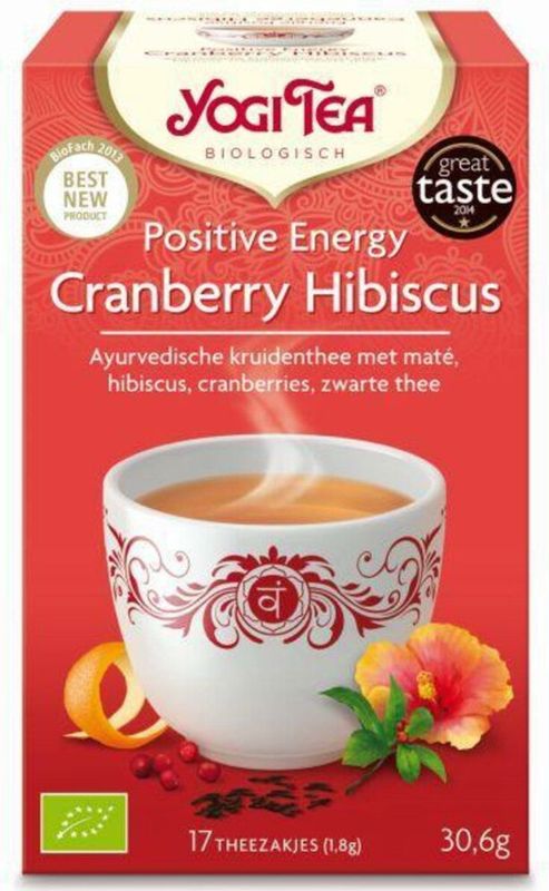 6x Yogi tea Positive Energy Biologisch 17 stuks
