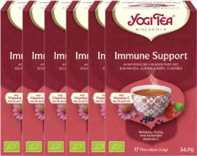 Yogi Tea - Immune Support - Kruidenthee - Biologisch - 17 Stuks