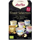 6x Yogi tea Finest Selection Biologisch 18 stuks