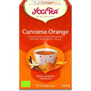 Yogi Tea Curcuma Orange - tray: 6 stuks