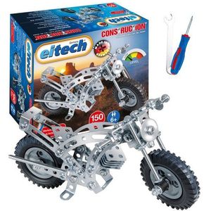 Eitech 00265 Metalen bouwdoos - Motorfiets II, Multicolor
