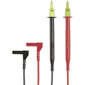 Gossen Metrawatt - KS17-2 Sicherheits-Messleitungs-Set Prüfspitze 4 mm-Stecker 130.00 cm Schwarz, Rot