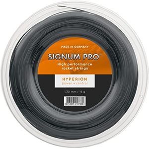 Signum Pro Hyperion tenniskoord, 1,24 mm x 200 m, zwart