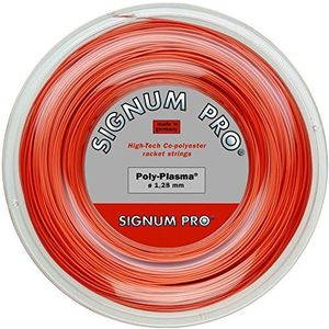 Signum Pro Poly Plasma tennisrackettouw, 100 m x 1,23 mm, oranje