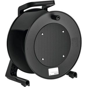 SCHILL GT 310.S0 - Kabelhaspel - Kabeldrum - Cabledrum - Leeg - Kleur: Zwart - Onbreekbaar - Special Gummi