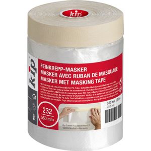 Kip - Tape 232-54 - Masker Afdekfolie - 550 mm x 33 m - Bescherming Tegen Kleurvlekken