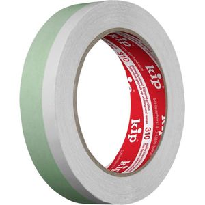 Kip Textielversterkte tape | lengte 25 m | breedte 35 mm | groen/wit rol | 12 stuks - 310-35 310-35