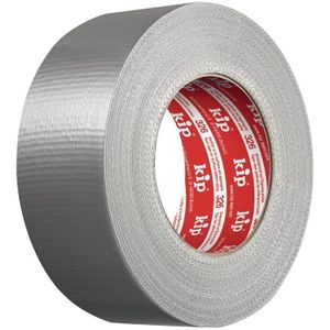 Kip Textielversterkte tape | zilver | lengte 50 m | breedte 72 mm rol | 16 stuks - 326-72 326-72