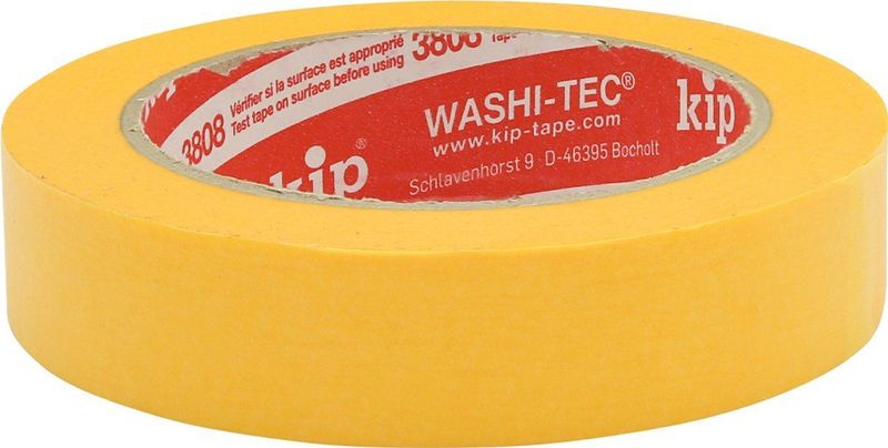 Kip - 3808 Schilderband - Geel - Acrylaatlijm - Voor Precisiewerk