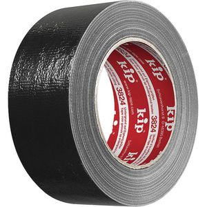 Kip 3824 - Duct Tape - 50mm x 50m - Zwart