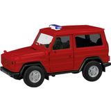 Herpa 013086 H0 Mercedes Benz Mercedes-Benz G-model brandweer (Bouwpakket)