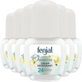 6x Fenjal Crème Deodorant Roller Sensitive 50 ml