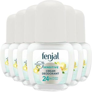 6x Fenjal Crème Deodorant Roller Sensitive 50 ml