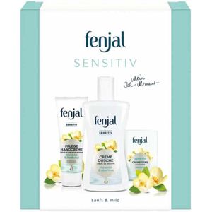 Fenjal Sensitive Cadeauset - (douchegel 200ml + handcreme 75ml + creme toilet soap 100g)