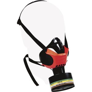 Ekastu Polimask Alfa 466 620 Halfgelaatsmasker Zonder filter EN 140, EN 148-1 DIN 140, DIN 148-1