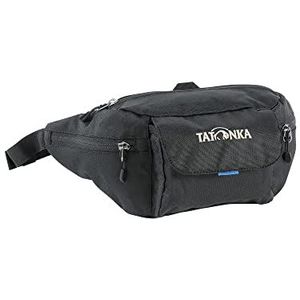 Tatonka Funny Bag M Heuptas, robuuste heuptas met groot vak met ritssluiting, twee zijzakken en een voorvak (zwart), maat M (34 x 12 x 9 cm)
