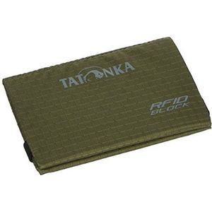 Tatonka Card Holder RFID B - Creditcardhouder met RFID-blokkering - TÜV getest - Ruimte voor ten minste 4 creditcards - Beschermt tegen gegevensdiefstal - 9,5 x 6 cm - olijf