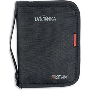 Tatonka Travel Zip M RFID B - paspoorttas met RFID Blocker - TÜV-getest - Biedt ruimte voor (EU) paspoort, creditcards, reisdocumenten etc. - Beschermt tegen data - 17 x 12 x 3 cm - olijf