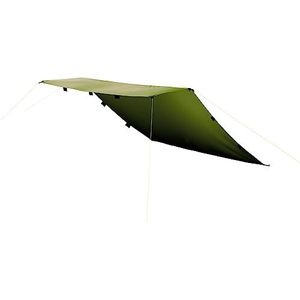 Tatonka Tarp 1 (425 x 445 cm) - licht, scheurvast, waterdicht - met getapete naden, oogjes, abpsannlussen en versterkte hoekpunten - beschermt tegen zon, wind en regen - olijfgroen