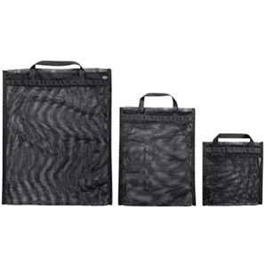Tatonka Inpakkubussen mesh pocket set (3 stuks) - drie platte netvakken in verschillende maten - voor het overzichtelijk opbergen van bagage in koffer of reistas