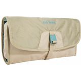 Tatonka Travelcare Toilettas, platte toilettas om op te hangen, met vakken en spiegel, Brown Rice, 32 x 17 x 4 cm