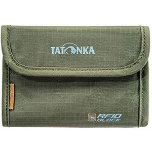 Tatonka Portemonnee geldbox RFID B - portemonnee met RFID-blocker - TÜV-getest - olijf - 9 x 13 x 1 cm