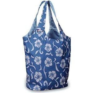 Tatonka Schoudertas Turn-Over Bag, 20 liter, 40x31x18cm, blauw bloem
