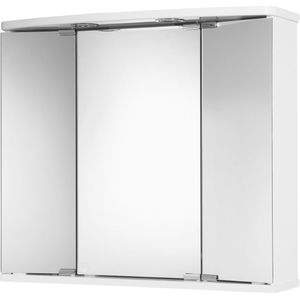 Spiegelkast go by van marcke funa 68x22x60 cm mdf led verlichting wit