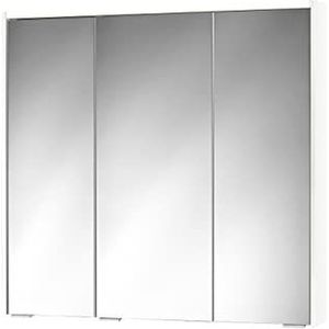 Sieper 80cm spiegelkast 3-deurs met verlichting wit