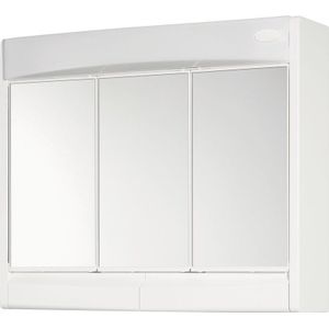 Saphir Spiegelkast 60x51x18cm incl. TL-buis 15W wit plastic