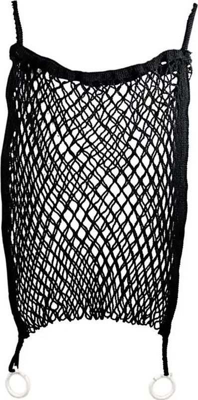 Rolstoelboodschappennetje - Zwart - 100% Baumwolle - 30 cm x 48 cm