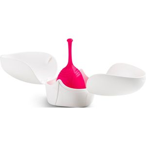 Tulipa menstruatiecup - van TPE - maat 2 - large - met opbergbakje - herbruikbaar - vrij van BPA, latex en weekmakers - huidvriendelijk - geurvrij - veganistisch