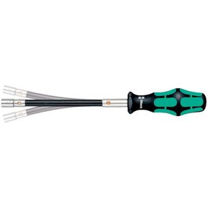 Wera 05028150001 Kraftform Plus Dopschroevendraaier met flexibele schacht - Zeskant - 7 x 167mm