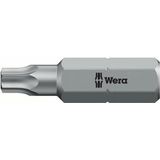 Bit zähhart 1/4 DIN 3126 C6,3 T27x25mm mit Bohrung Wera