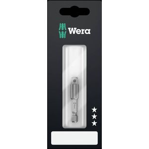 Wera 870/4 05134399001 Verbindingsdeel Aandrijving 1/4 (6.3 Mm) Uitvoering 1/4 (6.3 Mm) 50 Mm 1 Stuk(s)