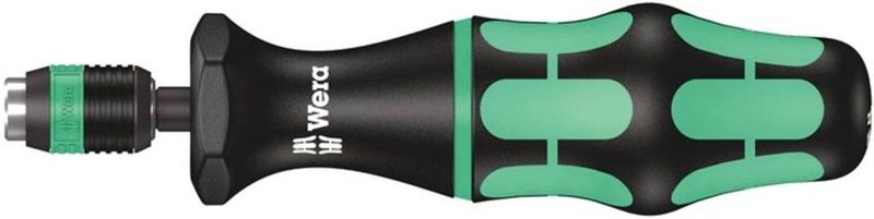 Wera - 7461 - Momentschroevendraaier - 1/4 duim - 1,2 Nm - Rapidaptor Snelwisselhouder