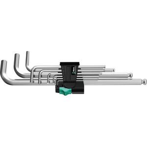 Wera 05022087001 9 delige Inbussleutelset 10mm