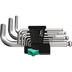 Wera 9-delige inbussleutelset clip - 1,5-10mm