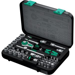 Wera 8100 SA 2 Zyklop 05003533001 Dopsleutelset Metrisch 1/4 (6.3 Mm) 42-delig