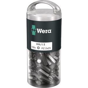 Wera 5072444001 1/4"" Pozidrive Bit - PZ2 x 25mm (100st)