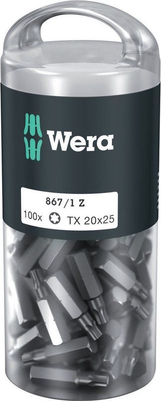 Wera - 867/1 torx diy 100, tx 20 x 25 mm, 100-tlg.